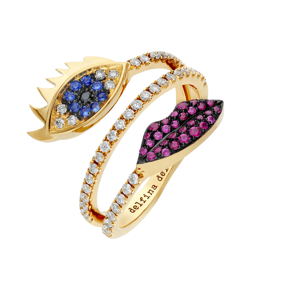 Eye and lips ring – DELFINA DELETTREZ